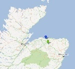 Limehillock Quarries location map